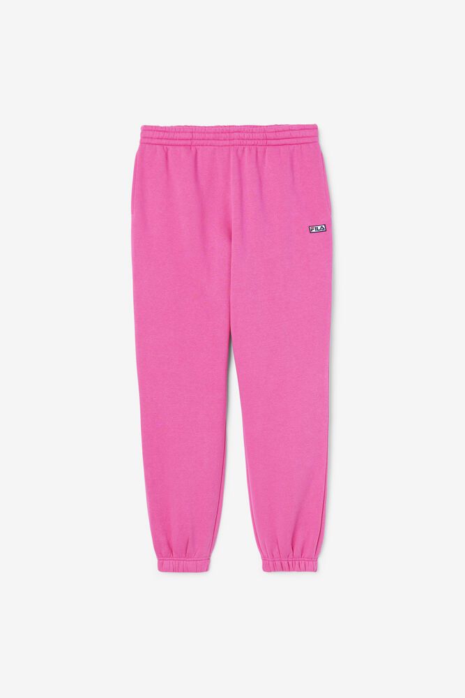 Fila Pants Lassie Jogger Womens Pink - India PAX-378165